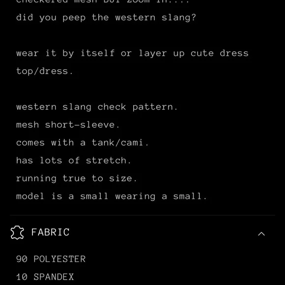 2FlyCo Slang N Bang Mesh Top & Cami - Picture 12 of 12